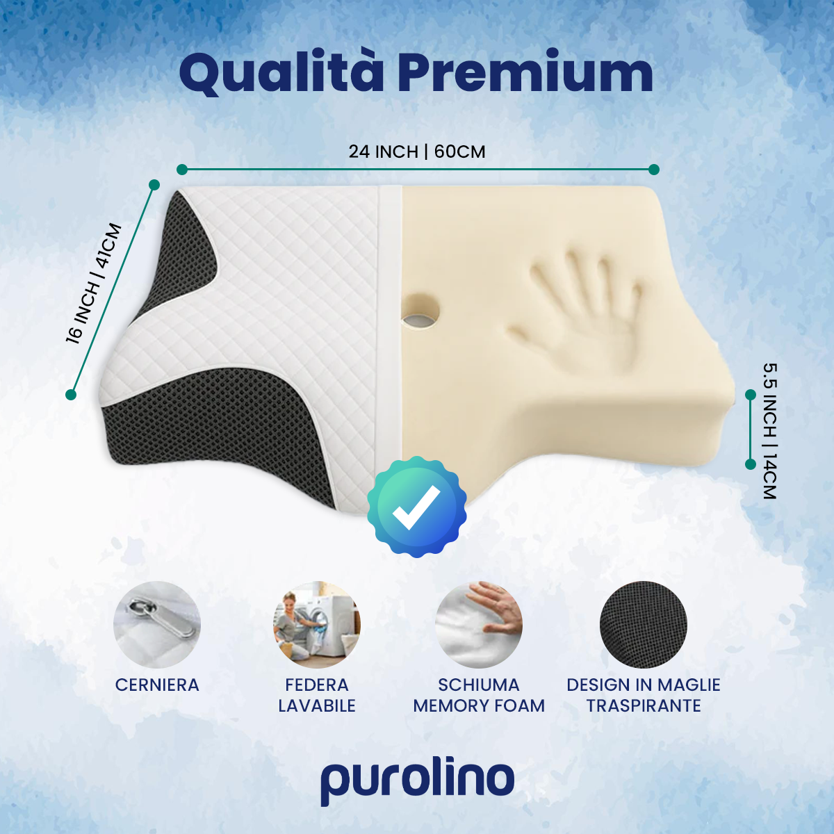 Cuscino Snow™ – Sollievo dal dolore