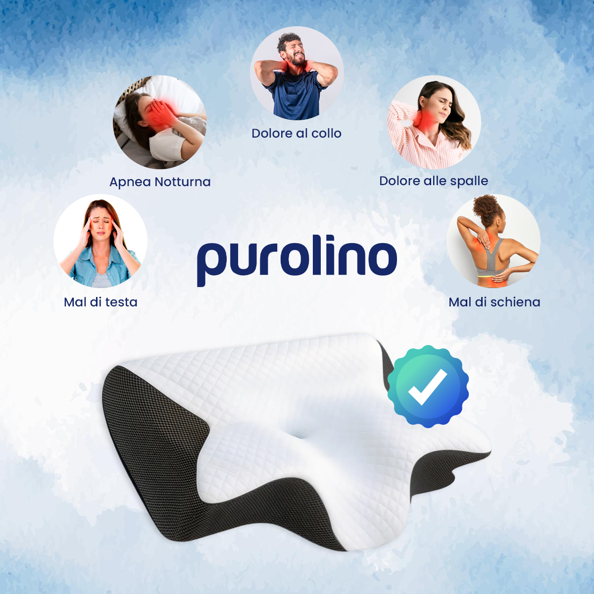 Cuscino Snow™ – Sollievo dal dolore